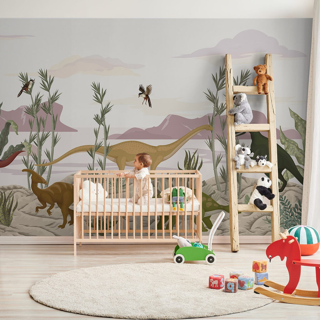 Dinosaurs in a valley — interior 3