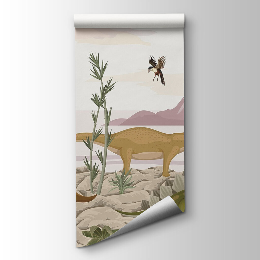 Dinosaurs in a valley — product view
