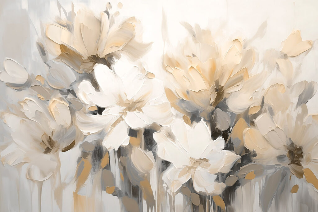 Sunlit Flower Painting — full design