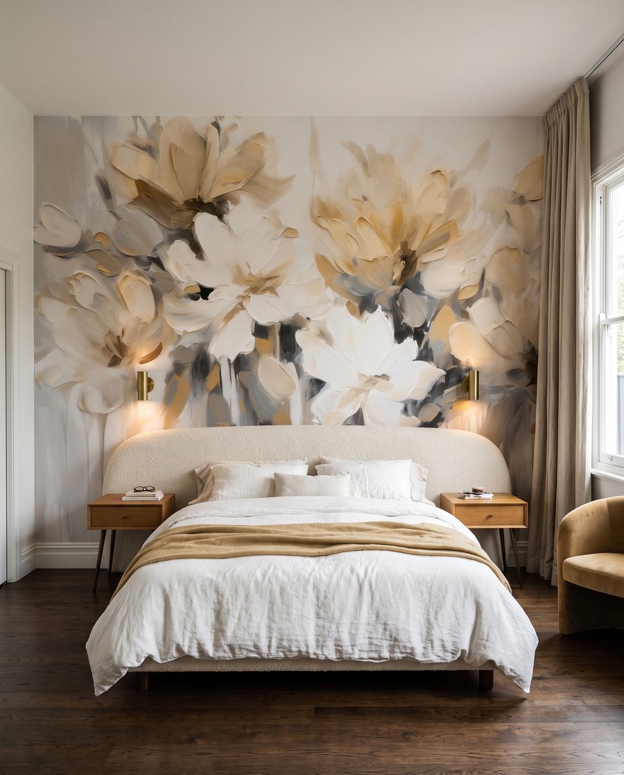 Sunlit Flower Painting — interior 2