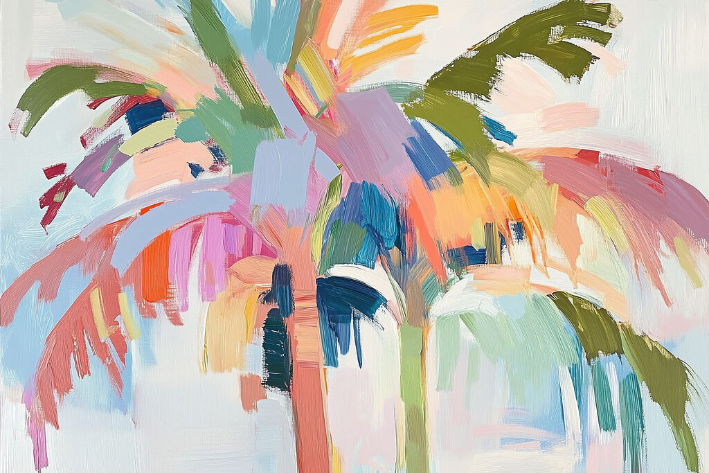 Palm in Broad Strokes — full design