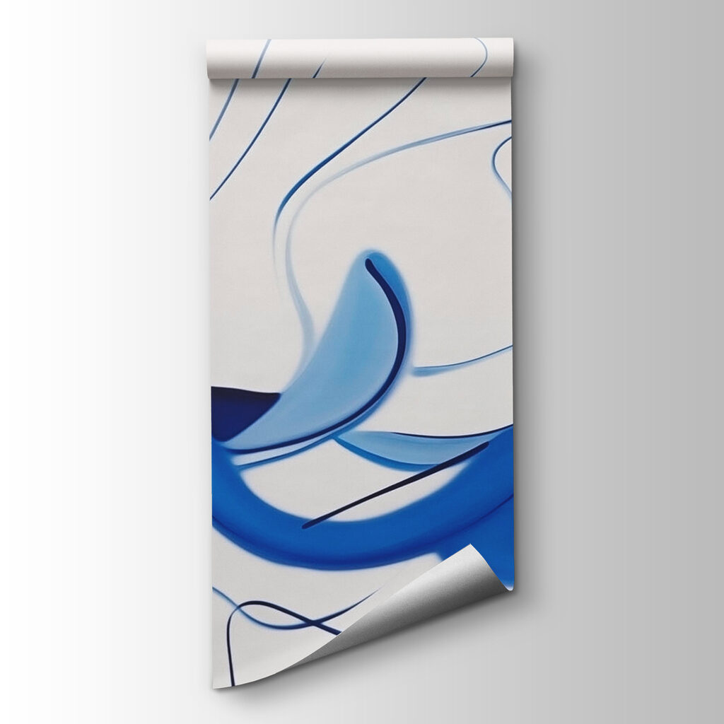 Flowing ink shapes — product view
