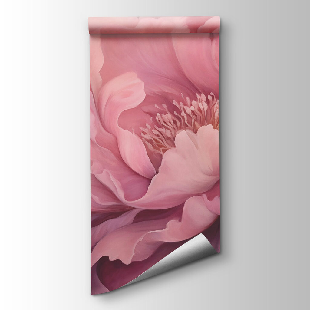 Pink flower in shadow — product view