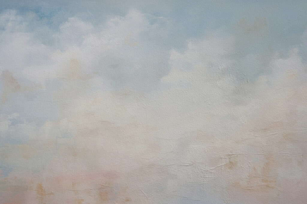 Soft painted sky — full design