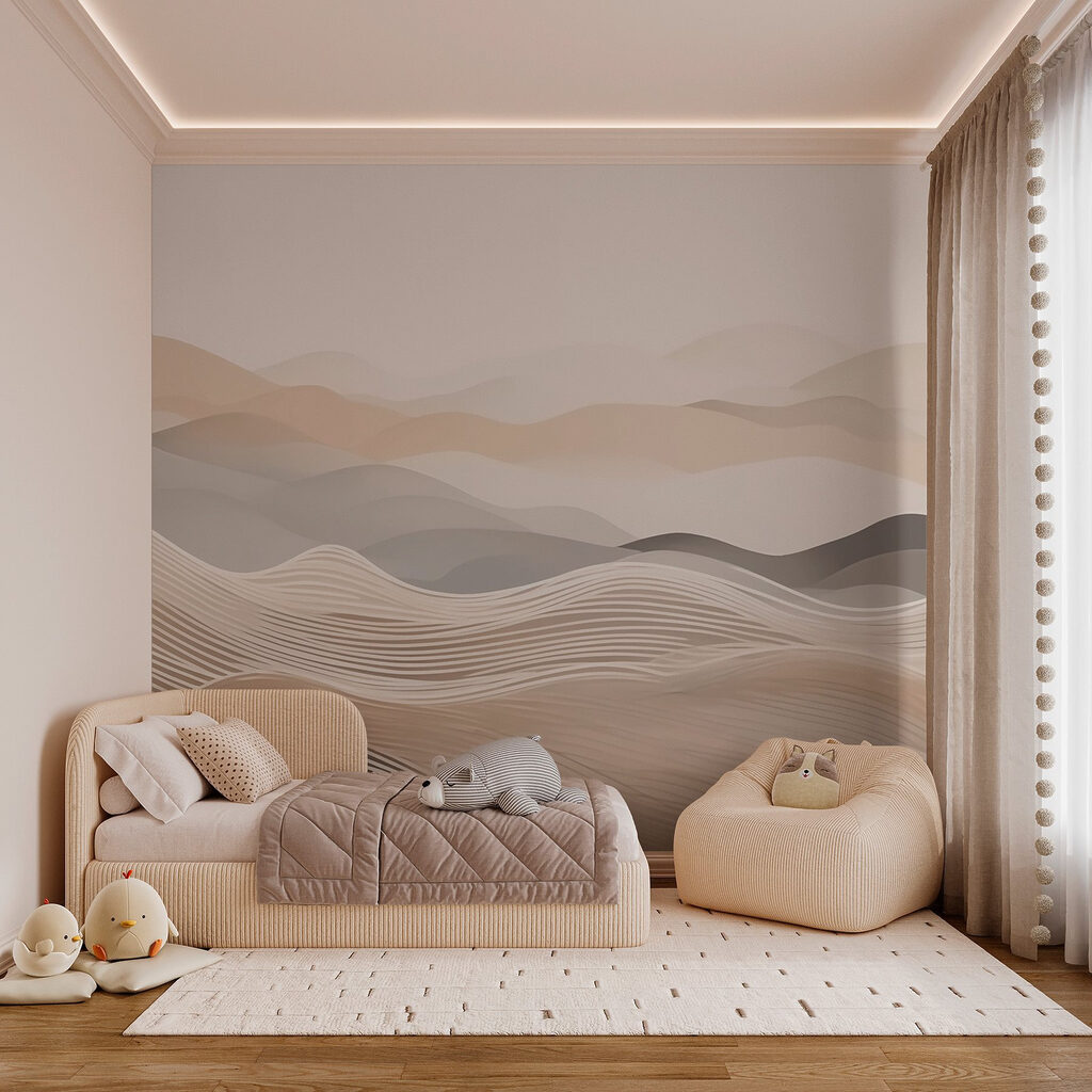 Hills above wavy lines — interior 3