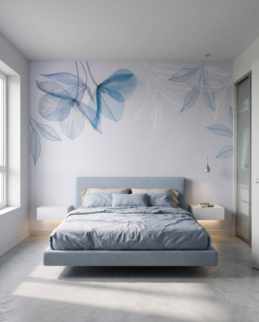 Airy Leaf Outlines — interior 2
