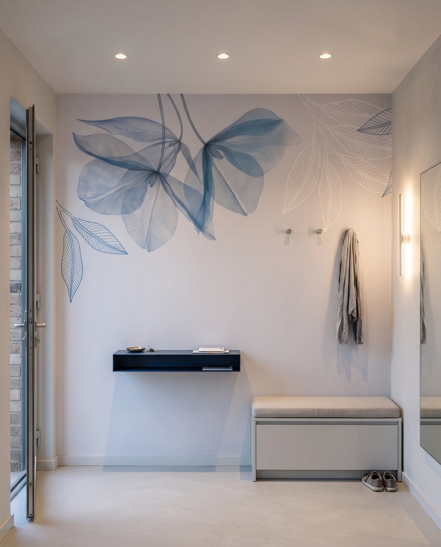 Airy Leaf Outlines — interior 6