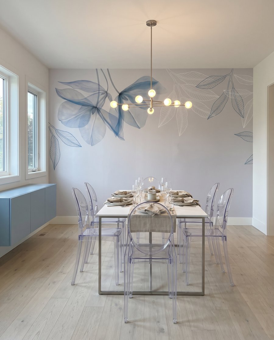 Airy Leaf Outlines — interior 8