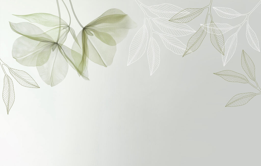 Airy Leaf Outlines — full design
