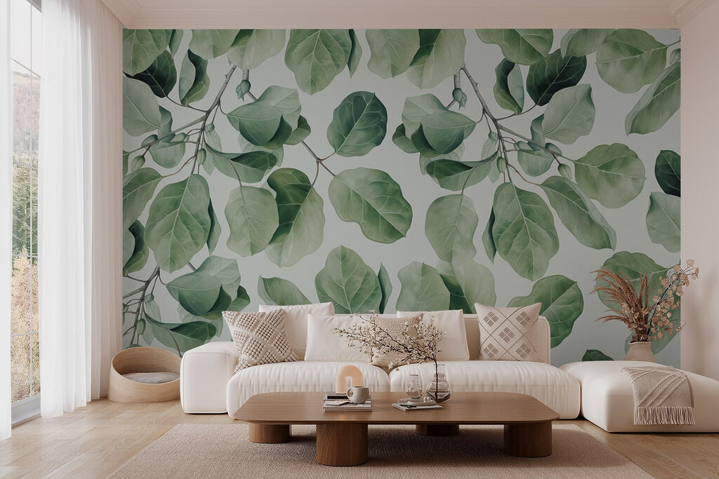 Leaves in watercolour — interior 1