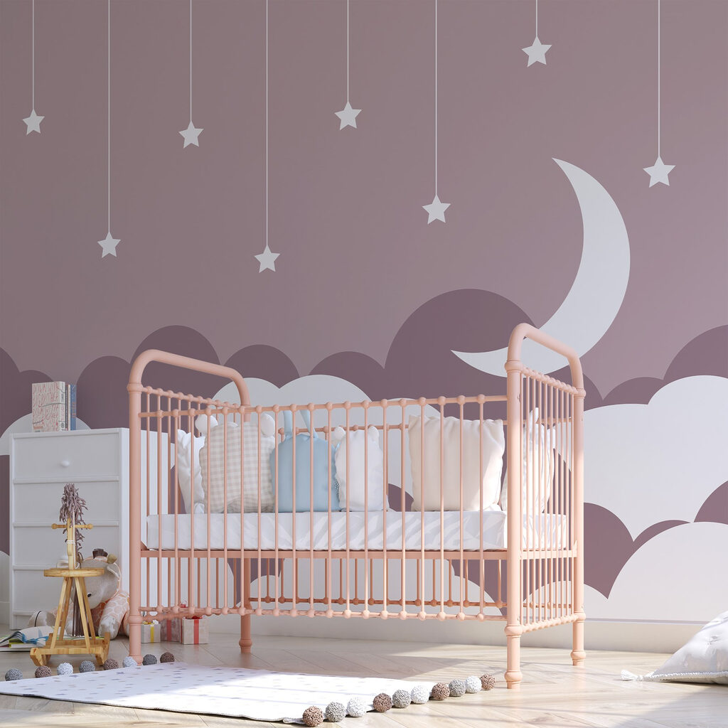 Moon among hanging stars — interior 1