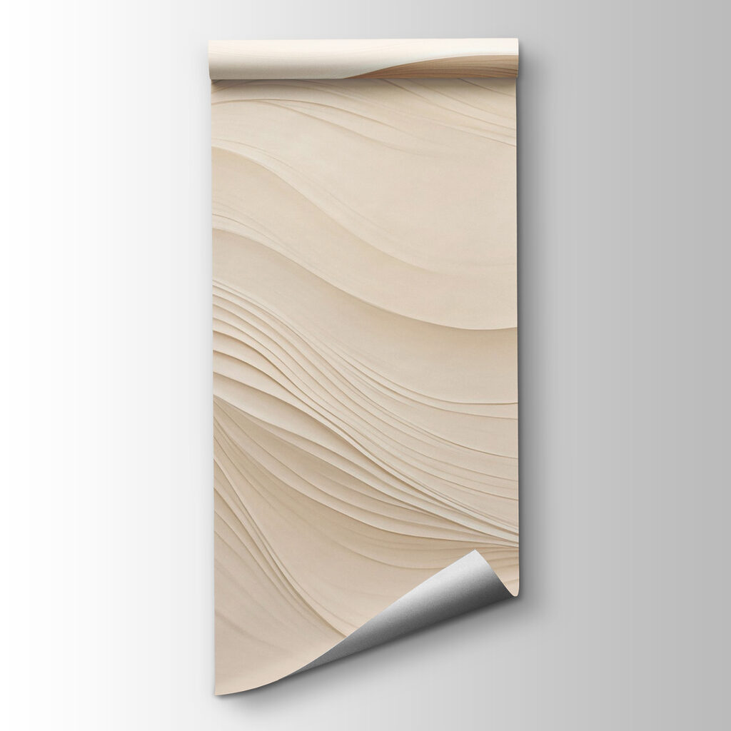 Cream layers form waves — product view