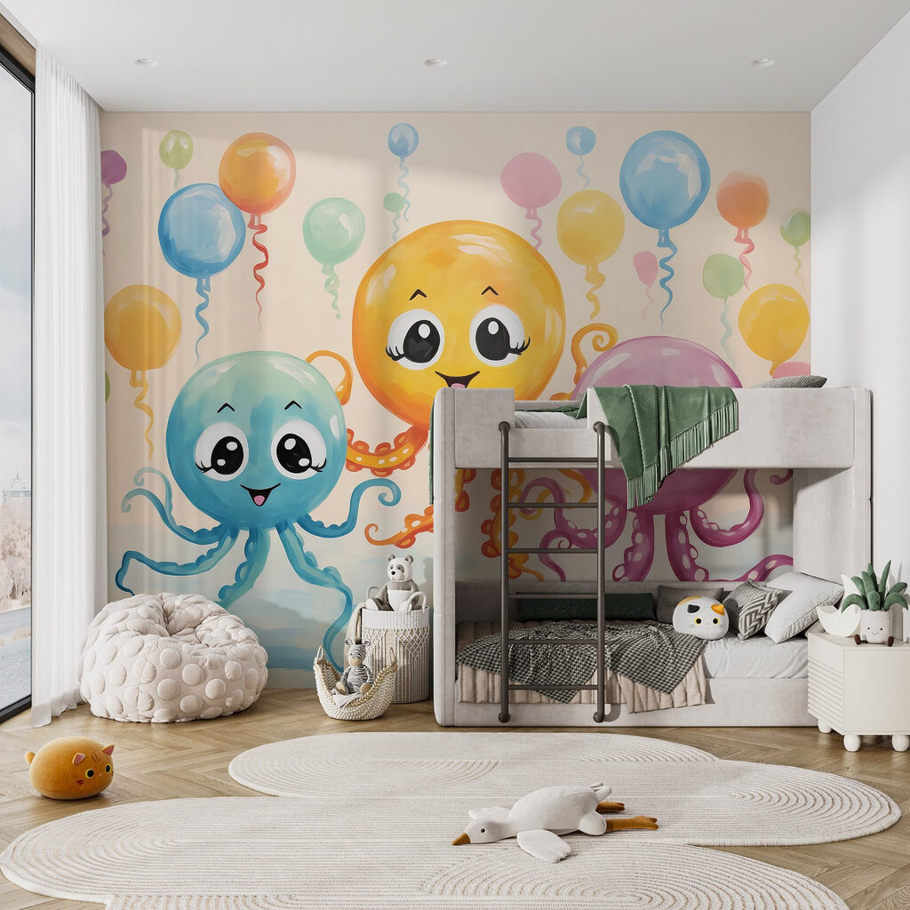 Octopuses at a party — interior 3