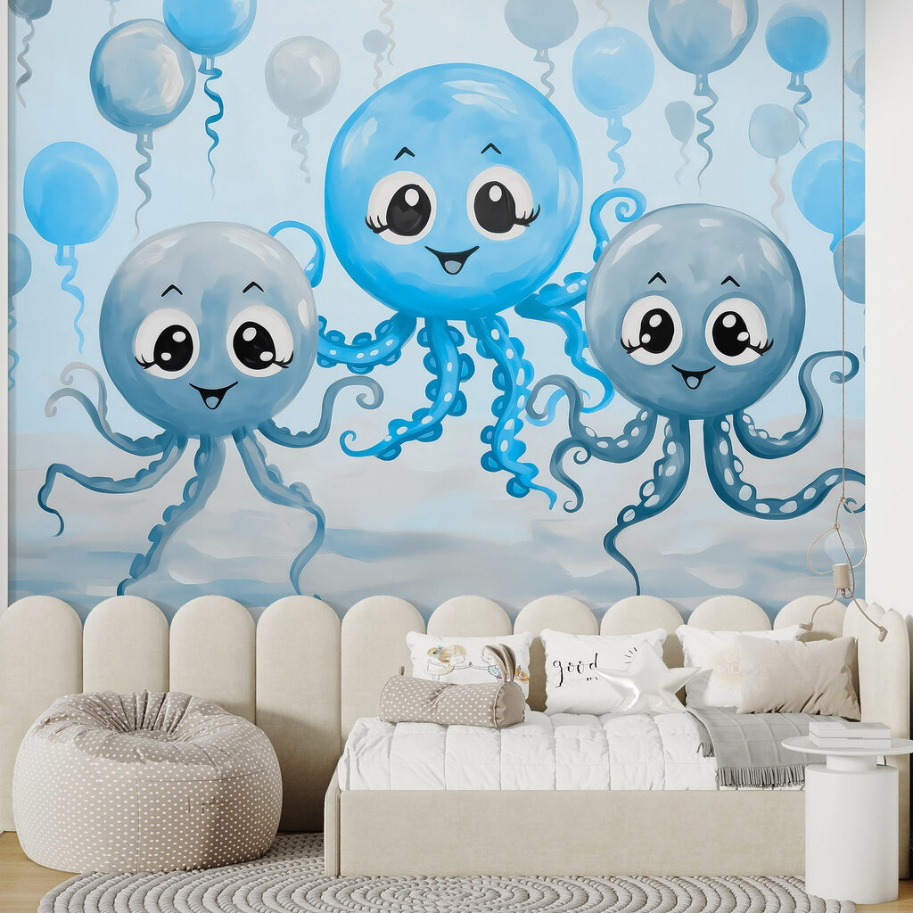 Octopus Balloon Party — interior 2