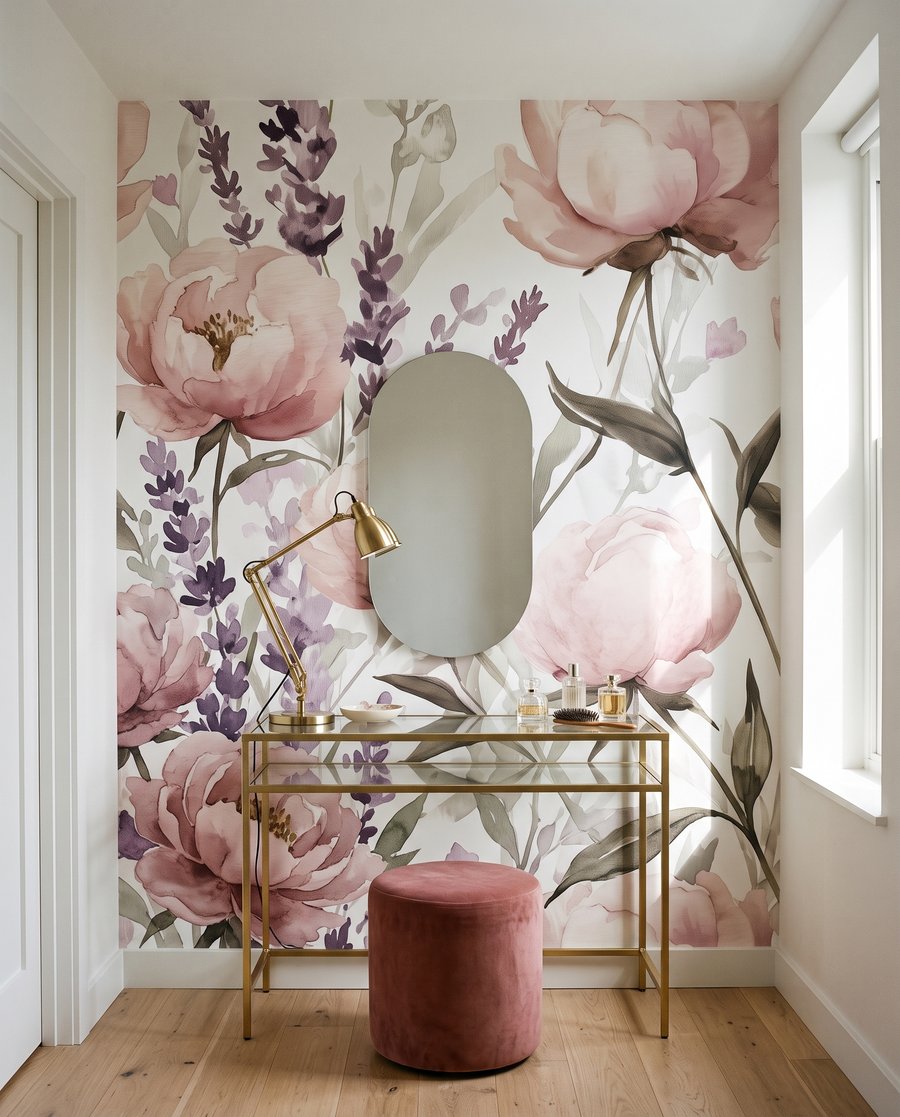 Peonies and Lavender — interior 2
