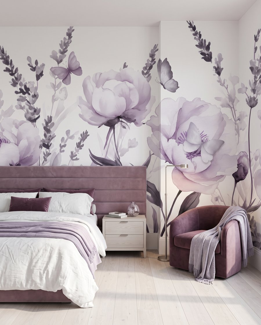 Peonies and Lavender — interior 2