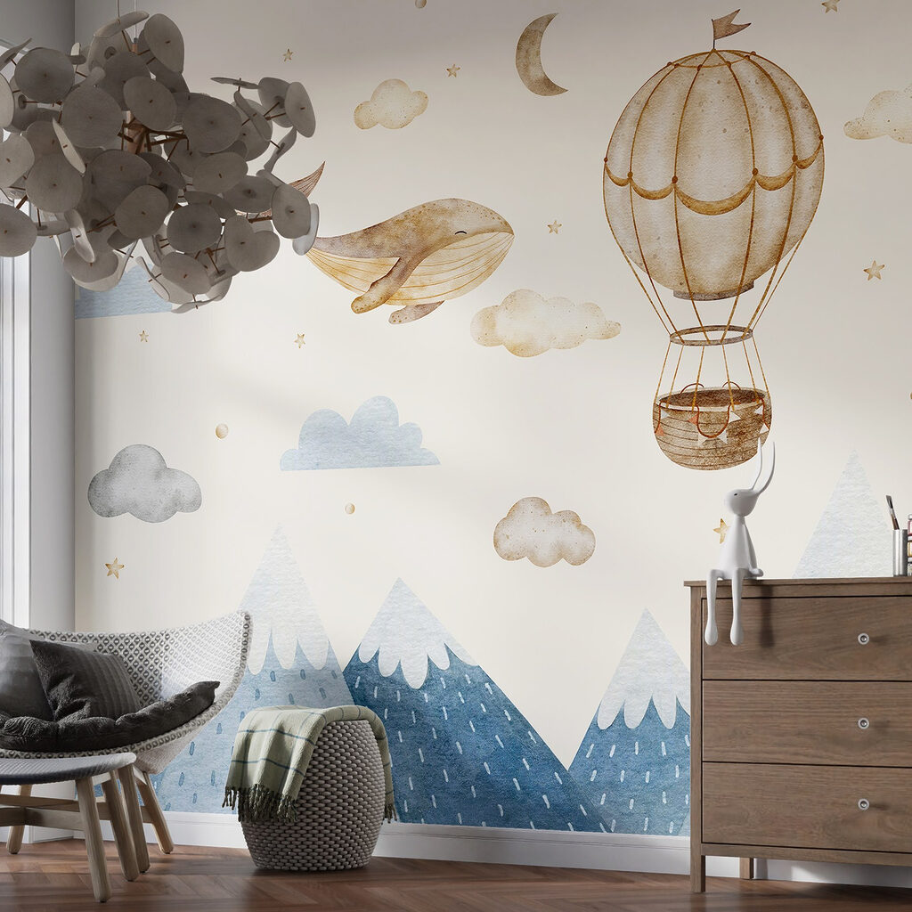 Whale and hot-air balloon — interior 1