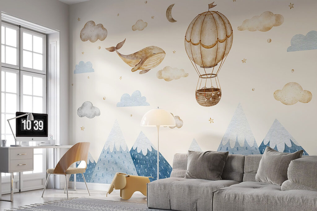 Whale and hot-air balloon — interior 2
