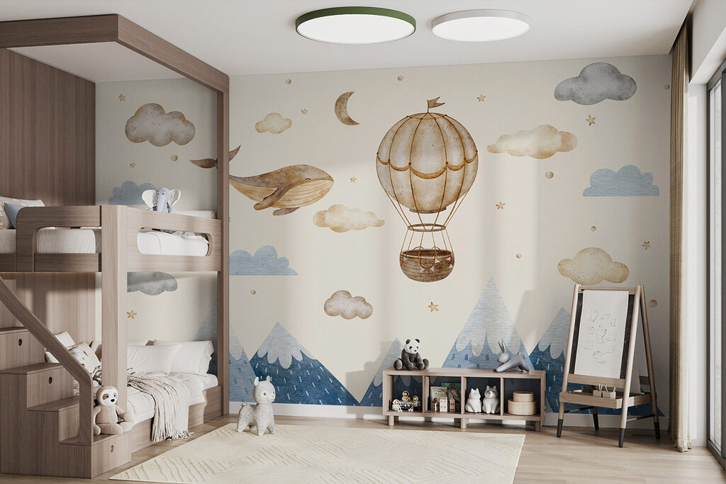 Whale and hot-air balloon — interior 3