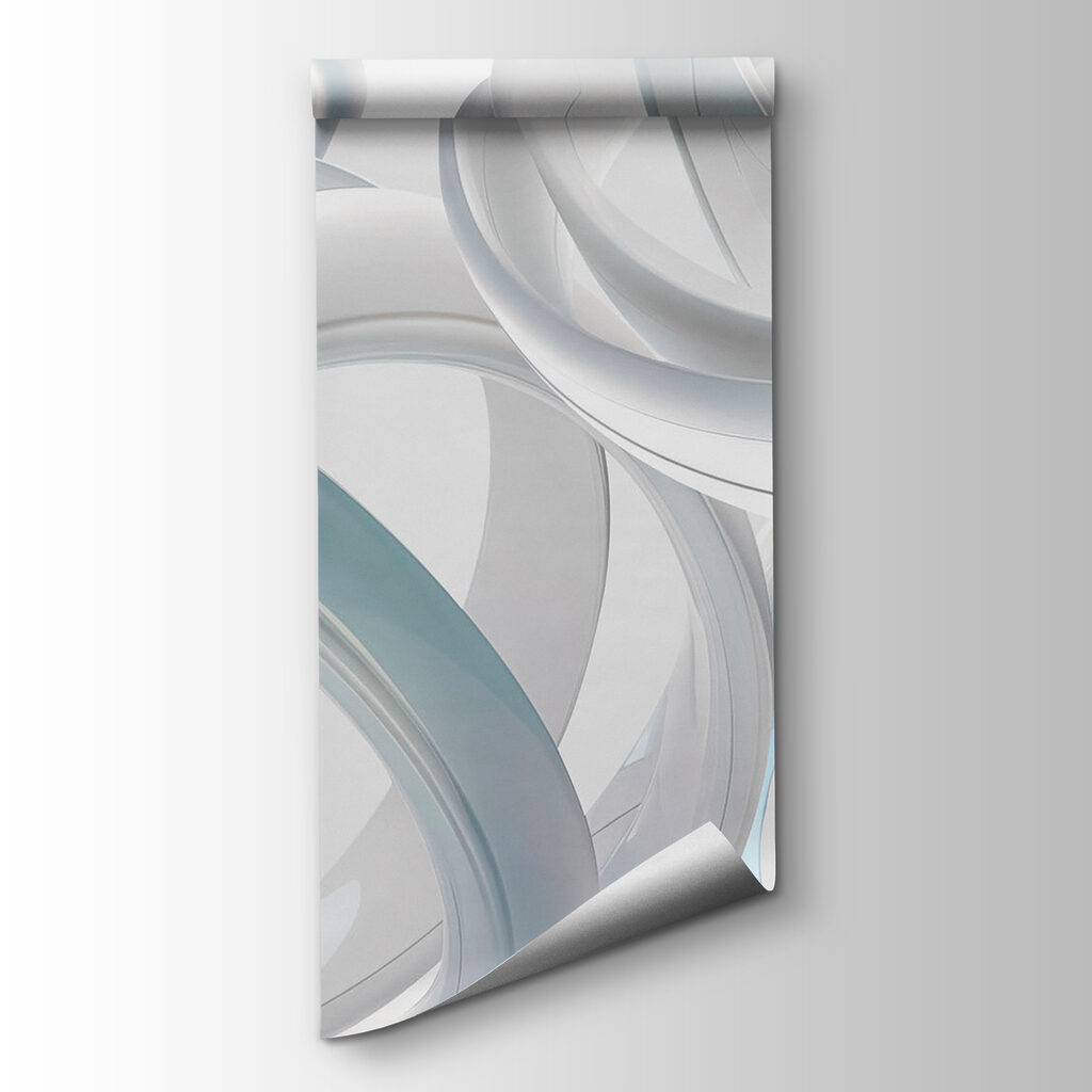 White ribbon loops — product view