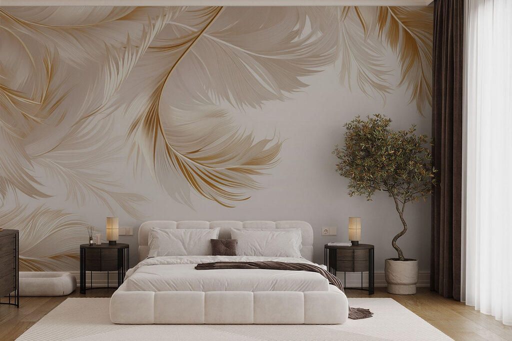 Golden feathers above — interior 2