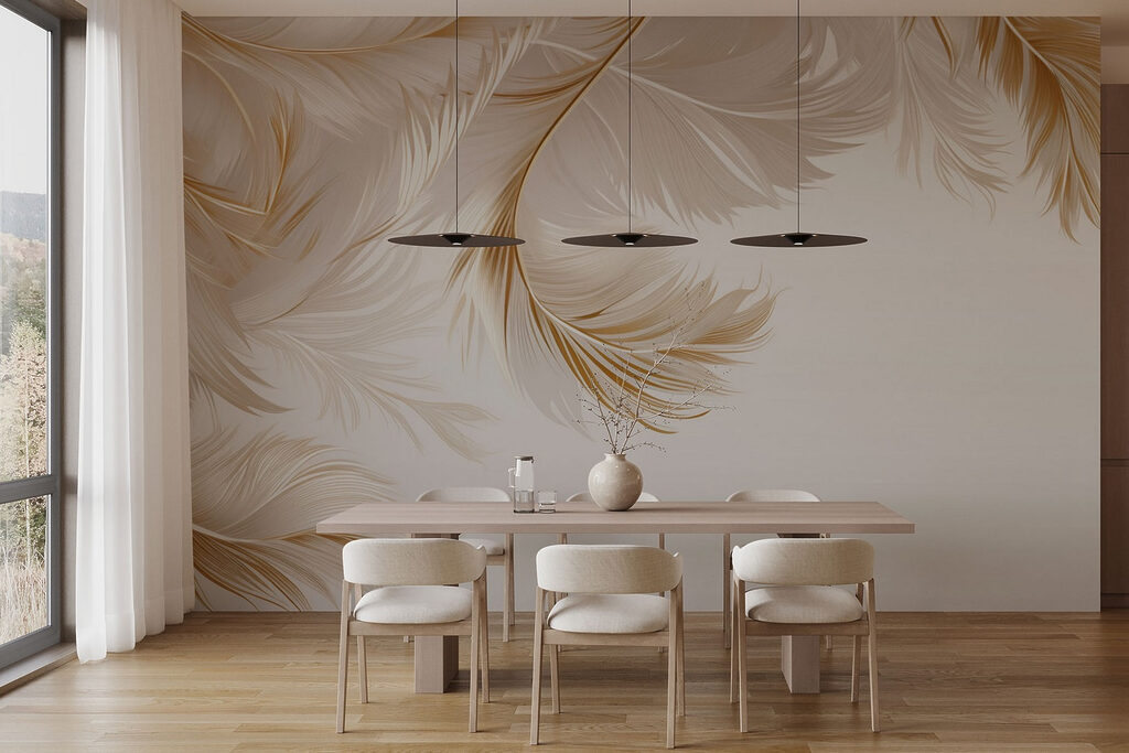 Golden feathers above — interior 3