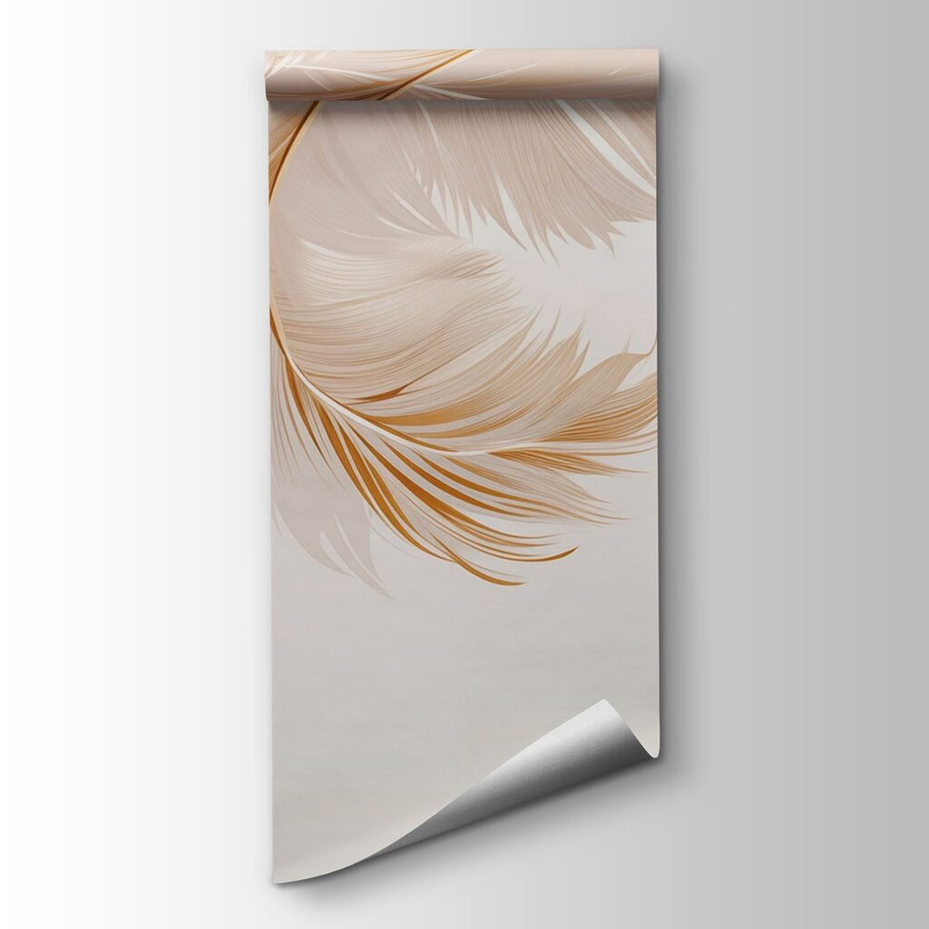 Golden feathers above — product view