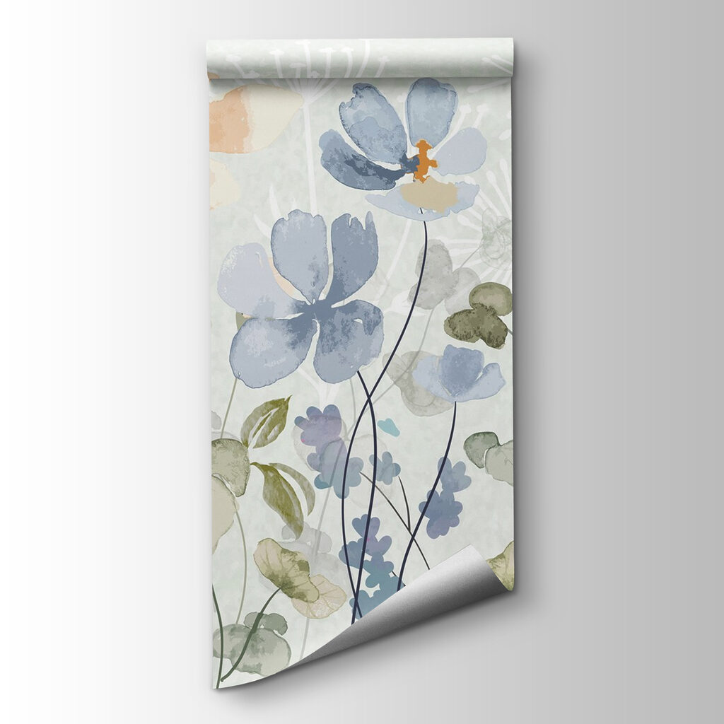 Flowers among round leaves — product view