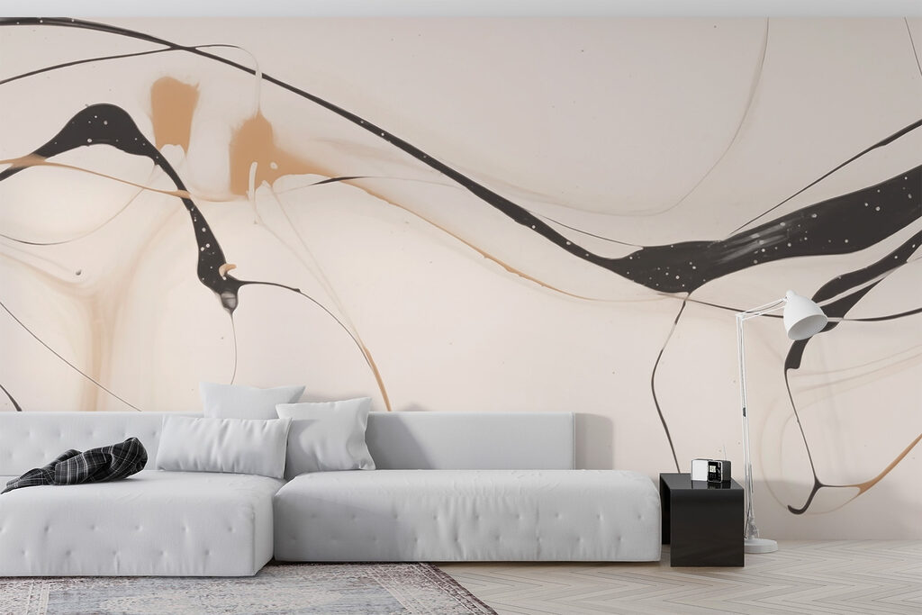 Black lines on beige — interior 2