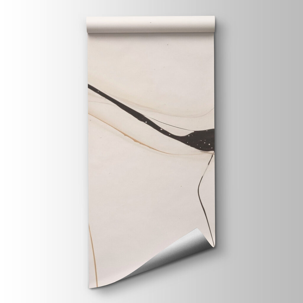 Black lines on beige — product view