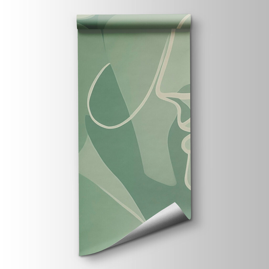 Two stylised faces — product view