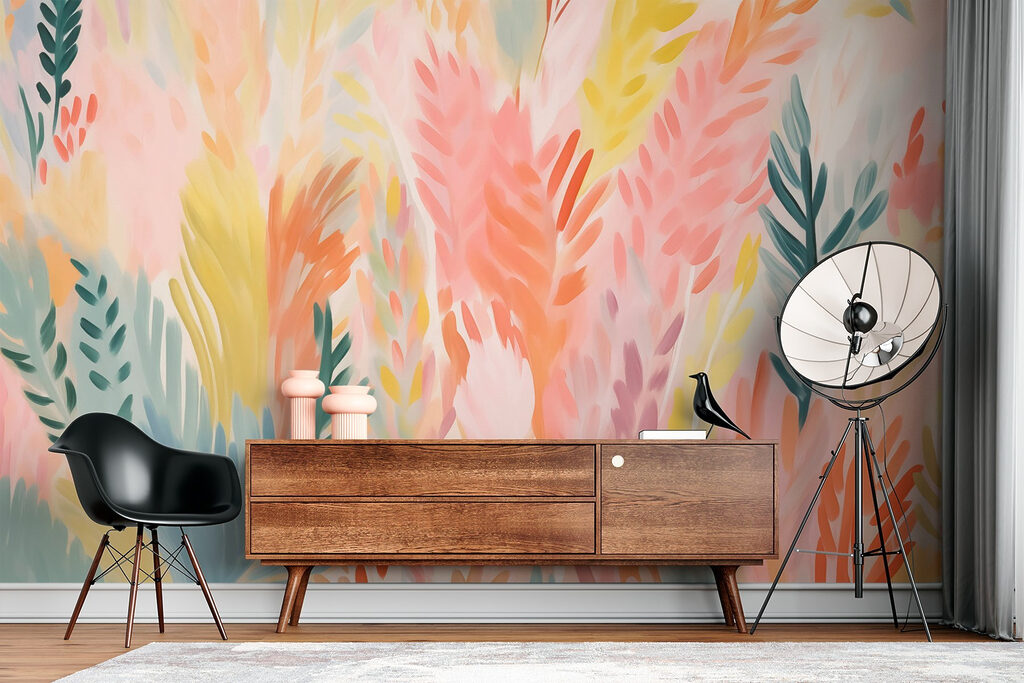 Fine leaves in motion — interior 1