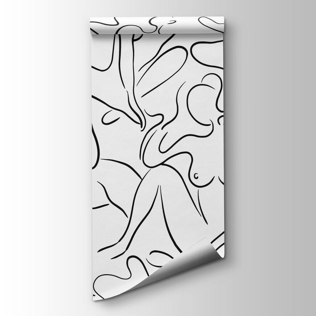 Women in line art — product view