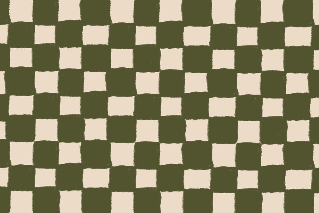 Irregular chequerboard — full design