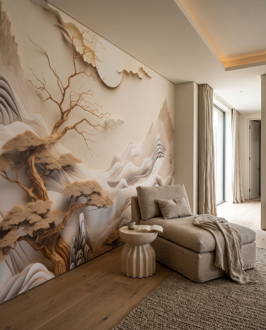 Sculpted Mountain Landscape — interior 4