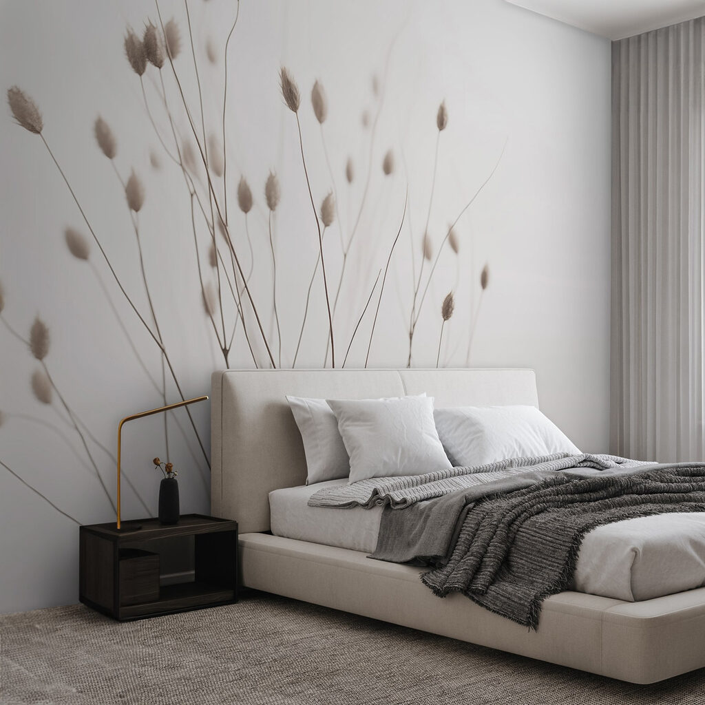 Grasses with seed heads — interior 1