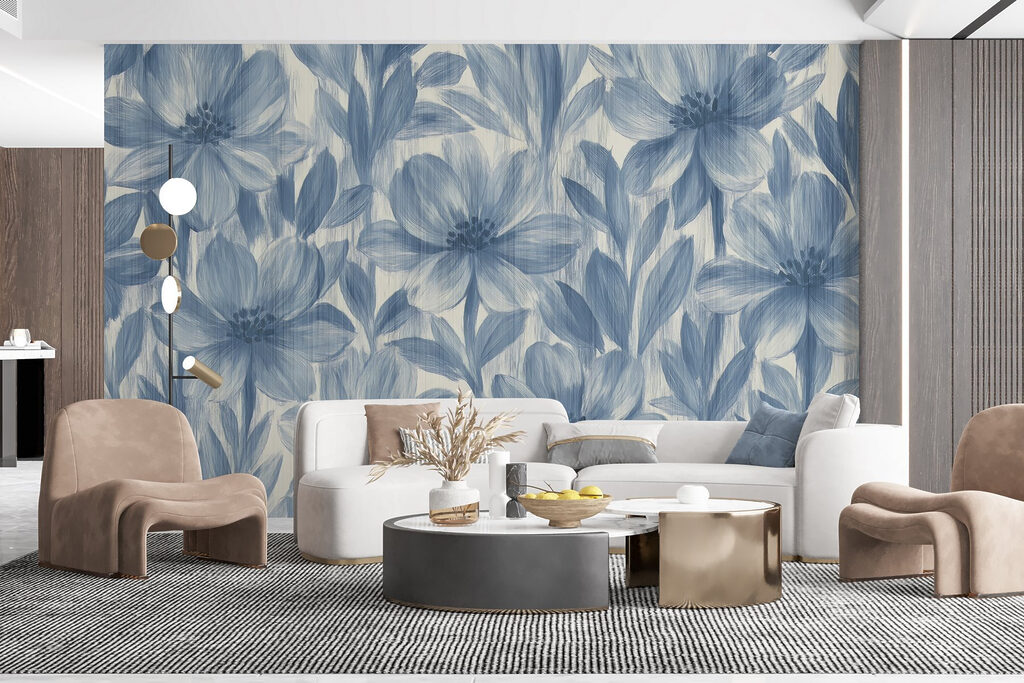 Flowers with long leaves — interior 1