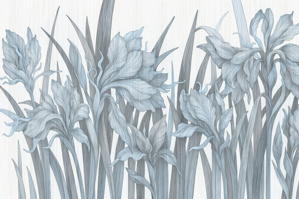 Light blue irises — full design