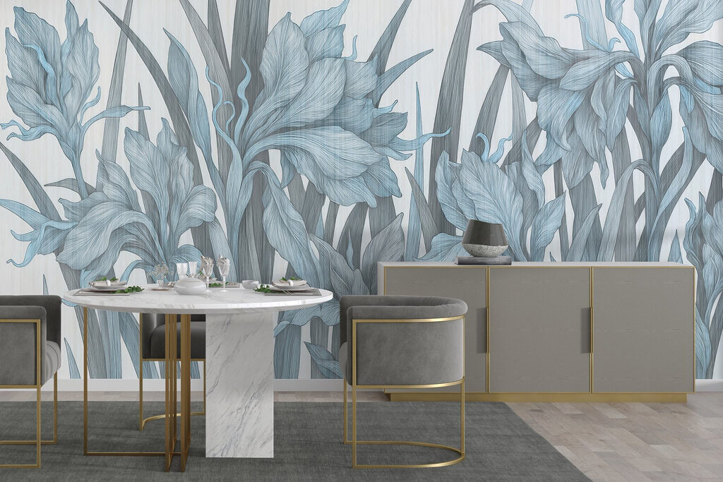Light blue irises — interior 3