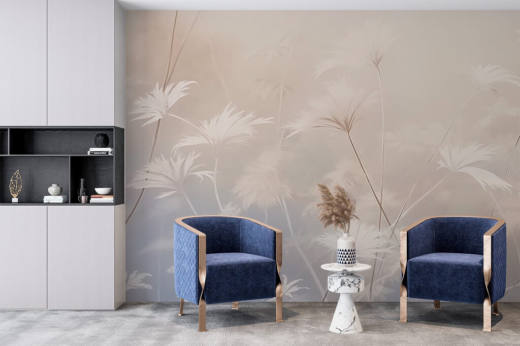 White wildflowers in pastel — interior 3
