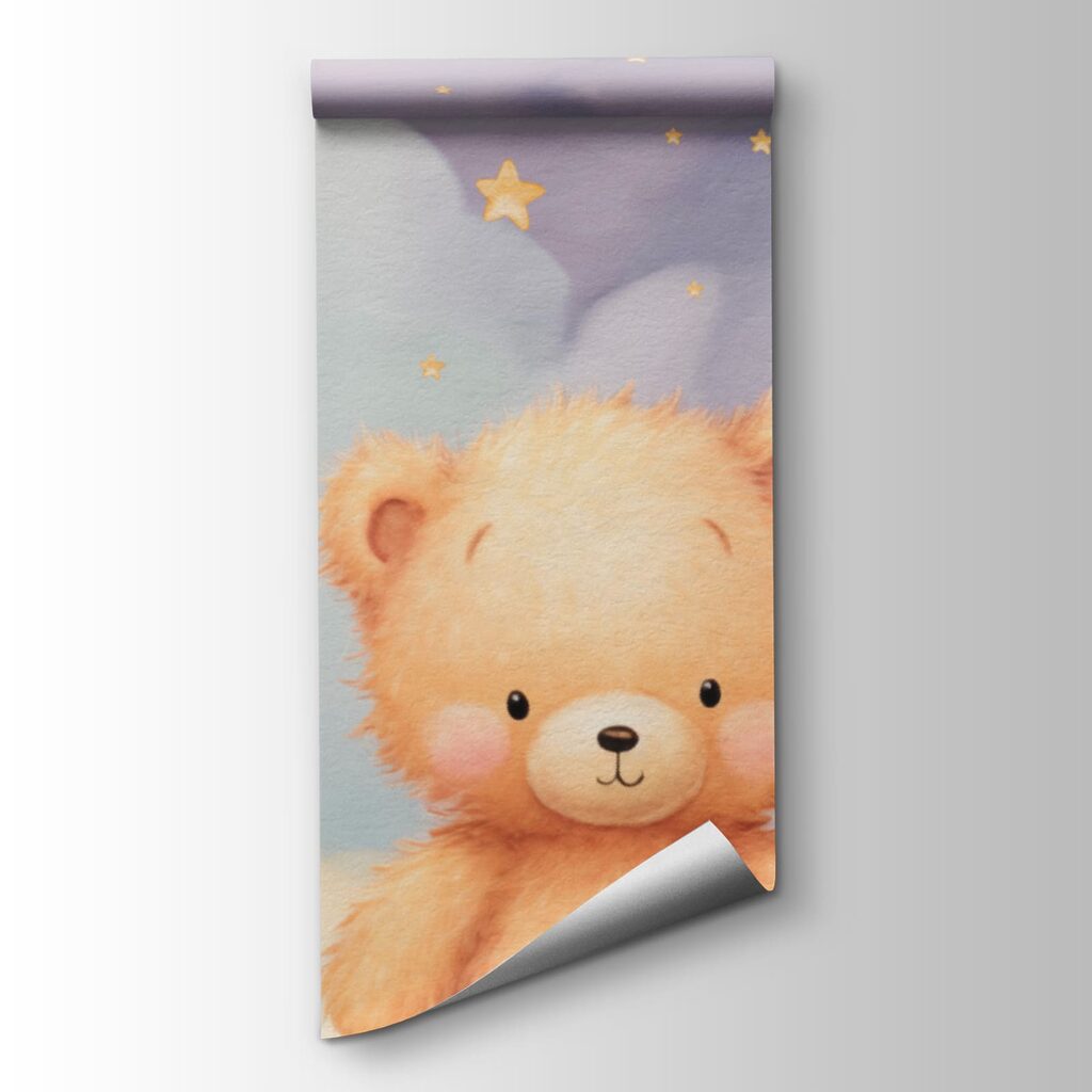 Pastel moon and bear — product view