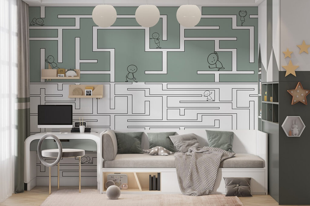 People in the Maze — interior 1