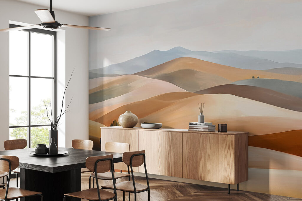 Trees among rolling hills — interior 2