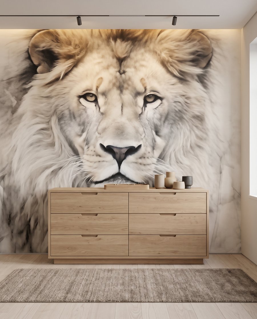 Lion in Soft Light — interior 3