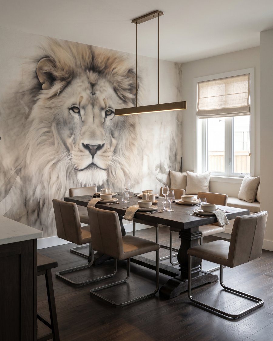 Lion in Soft Light — interior 6