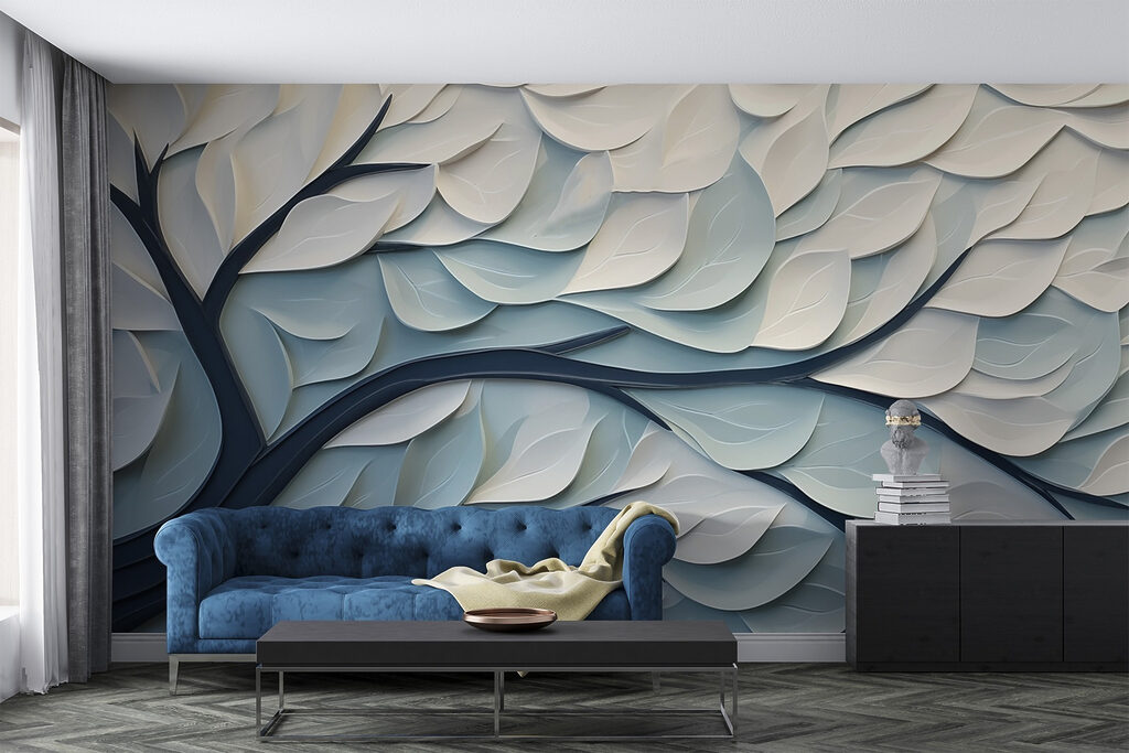 Branches in white layers — interior 1
