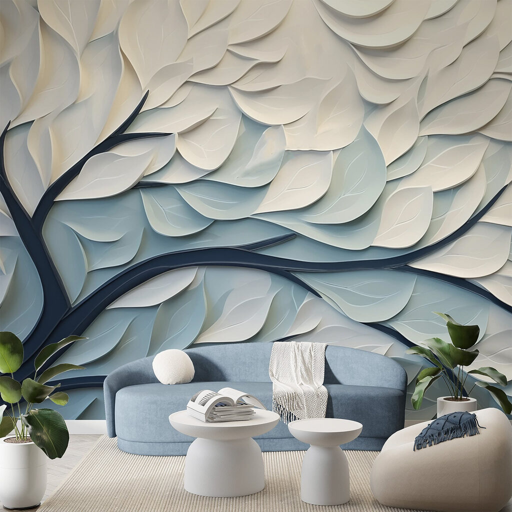 Branches in white layers — interior 2