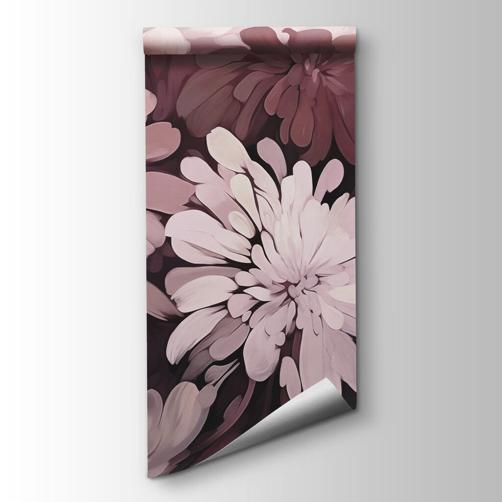 Dense flowers in plum — product view