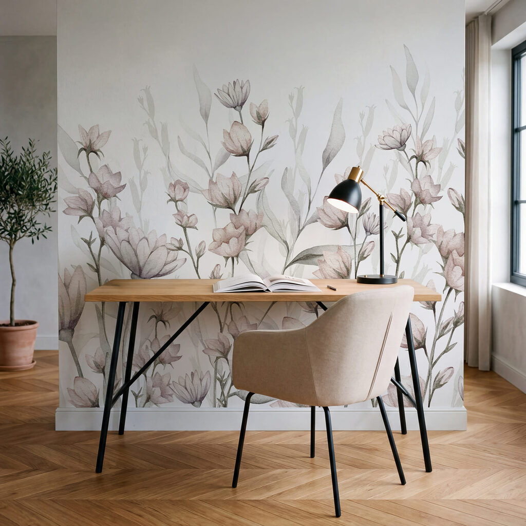 Magnolia Stems in Pencil — interior 1