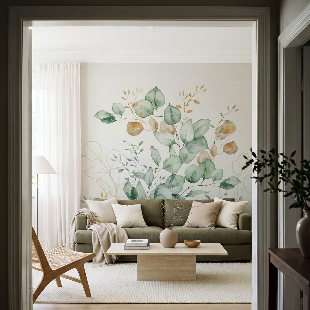 Watercolour Sprig Bouquet — interior 1